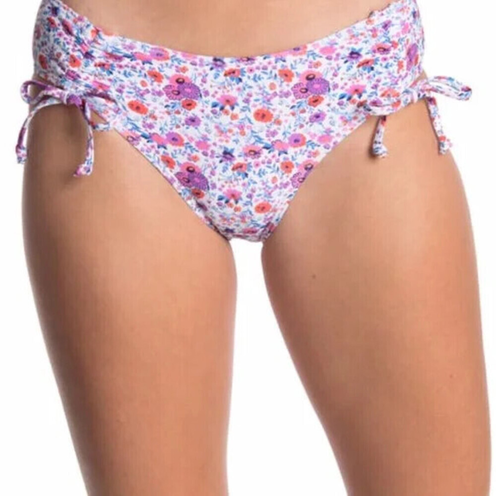 VYB Women's Sweet Shop Ruffle Triangle Bikini Bottom Size SM